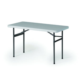 Mesa rectangular plegable 122cm
