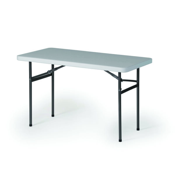 Mesa rectangular plegable 122cm